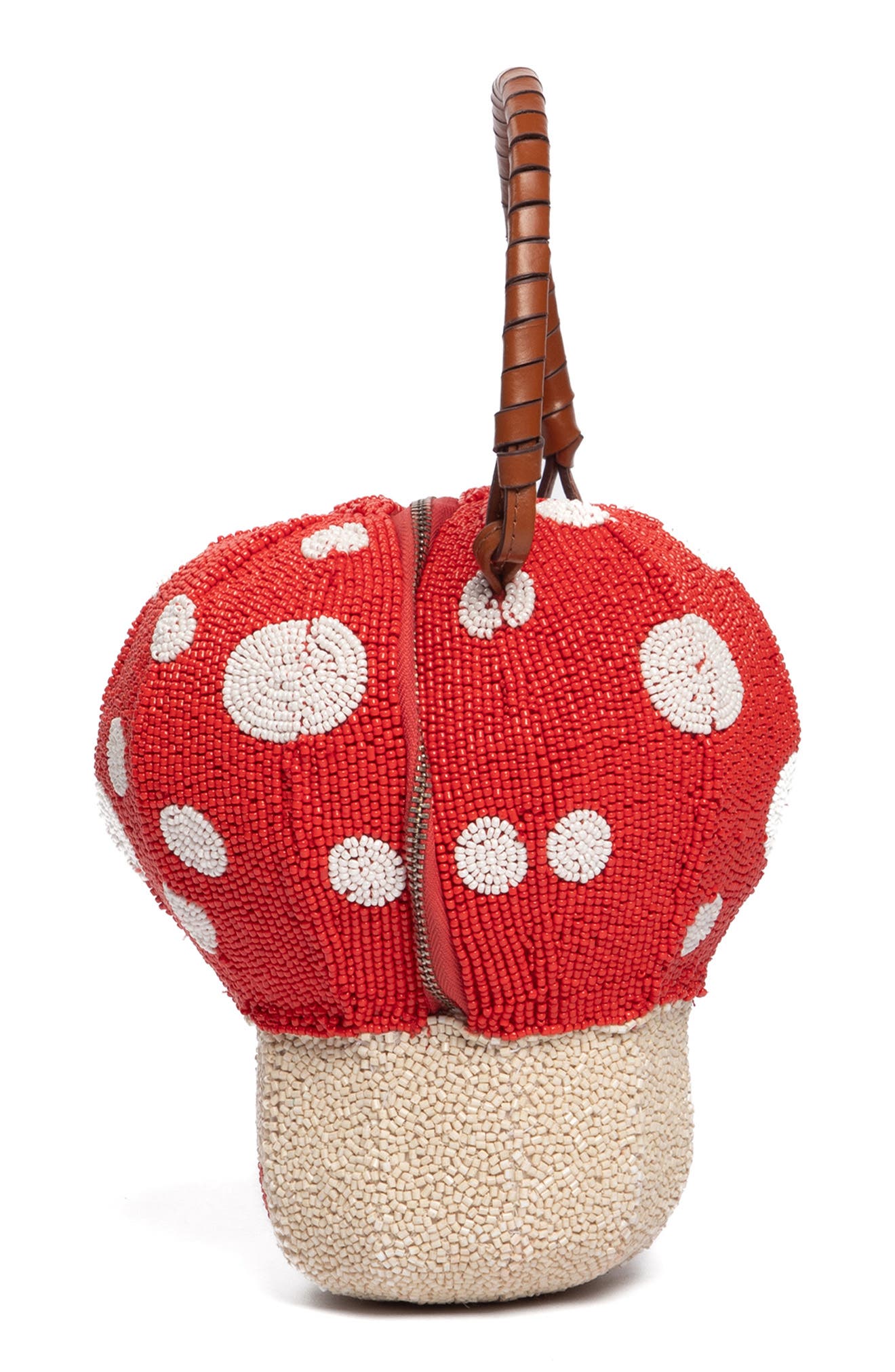 STAUD Shroom Beaded Bag, Alternate, color, Mushroom