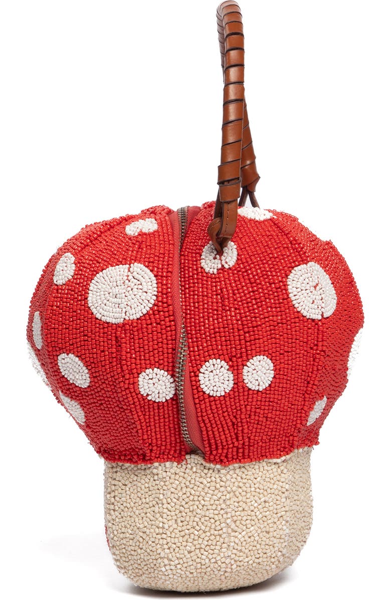 STAUD Shroom Beaded Bag, Alternate, color, Mushroom