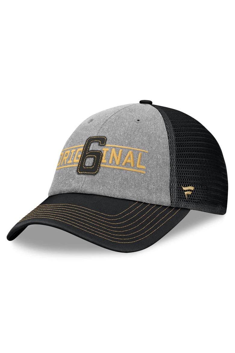 Men's Fanatics Gray Original 6 Rugged Trucker Adjustable Hat, Main, color, Gray