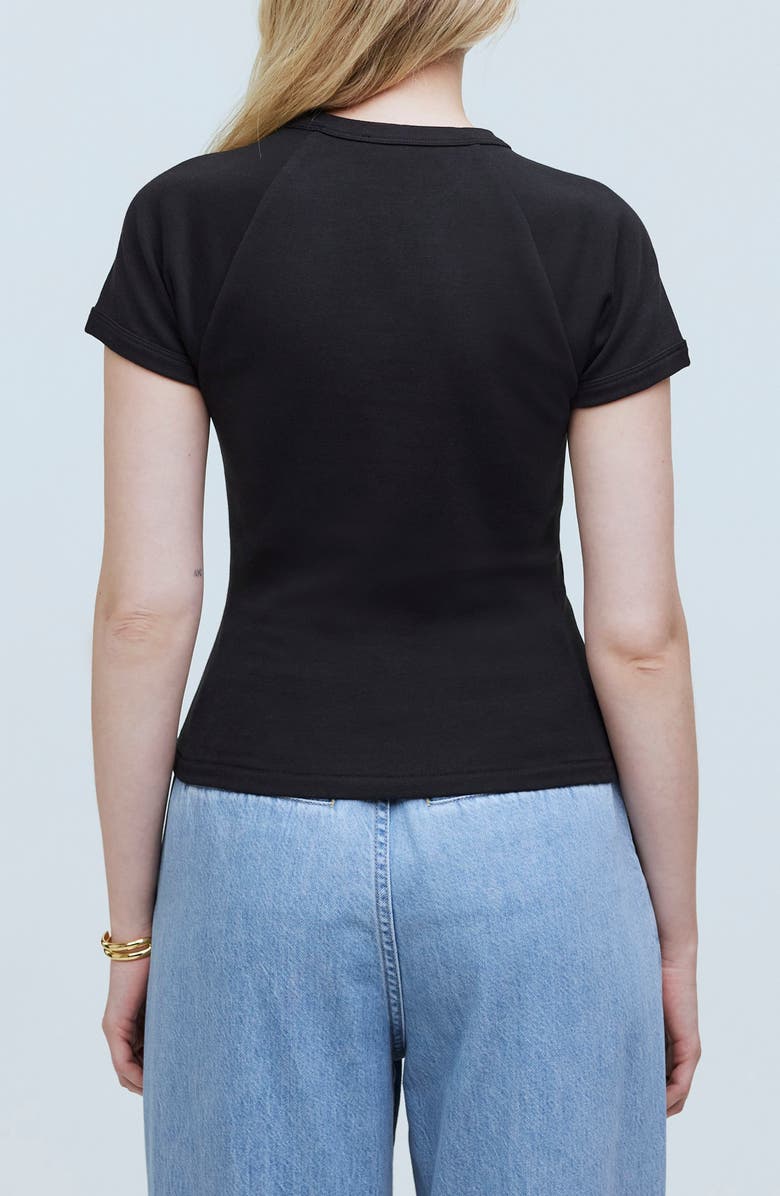 Madewell Raglan Sleeve Baby Tee, Alternate, color,