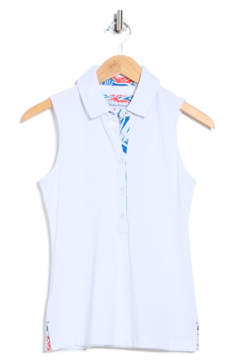 Paradise Piqué Sleeveless Polo