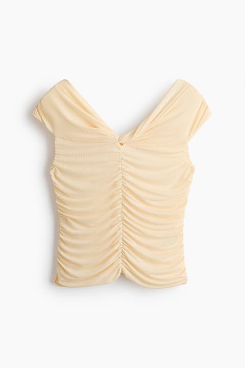 Gathered Off-the Shoulder Top