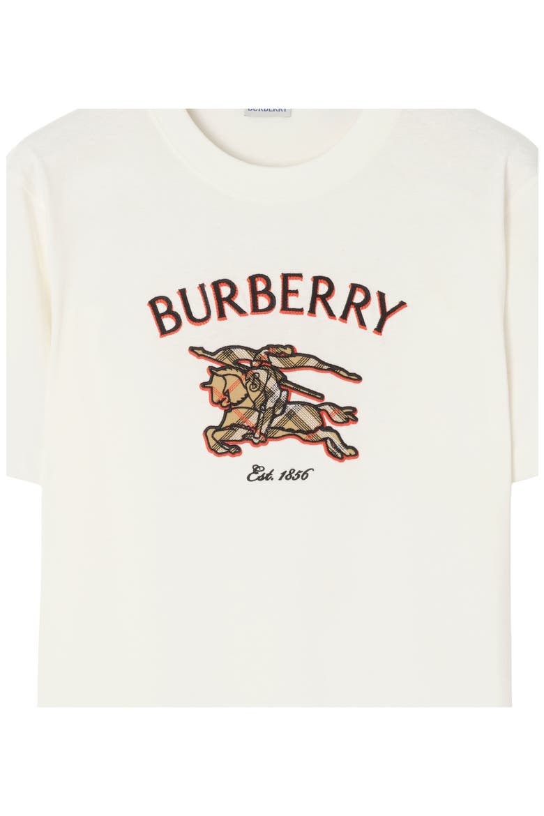 Ryan Embroidered Check EKD Appliqué T-Shirt, Alternate, color, CHALK