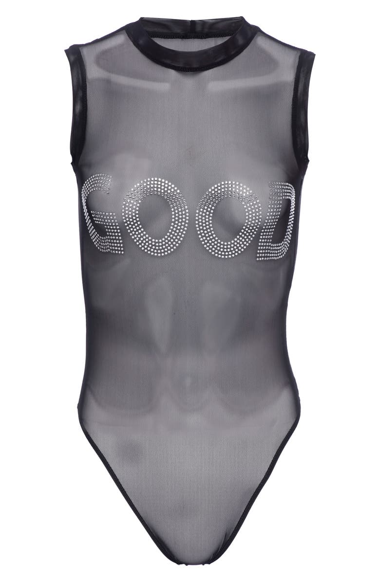 Good American Good Body Good Girl Bodysuit, Main, color, 