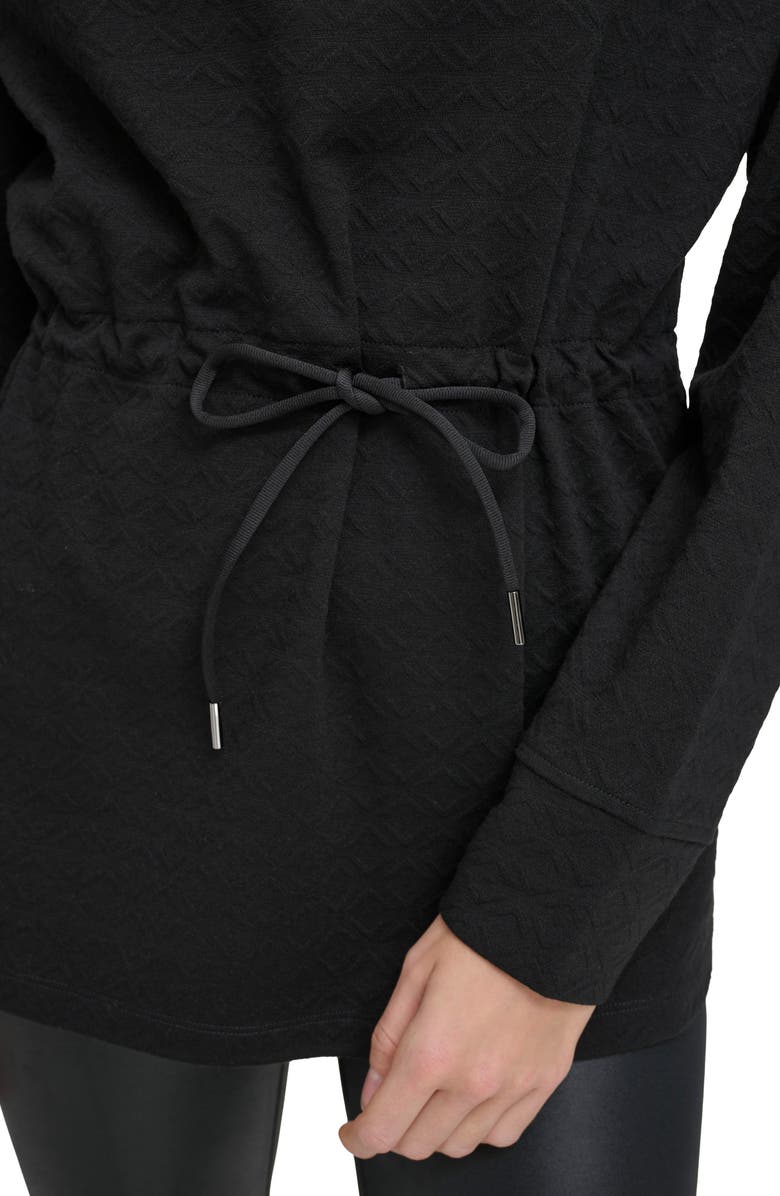 Andrew Marc Sport Textured Cowl Neck Tunic, Alternate, color, 