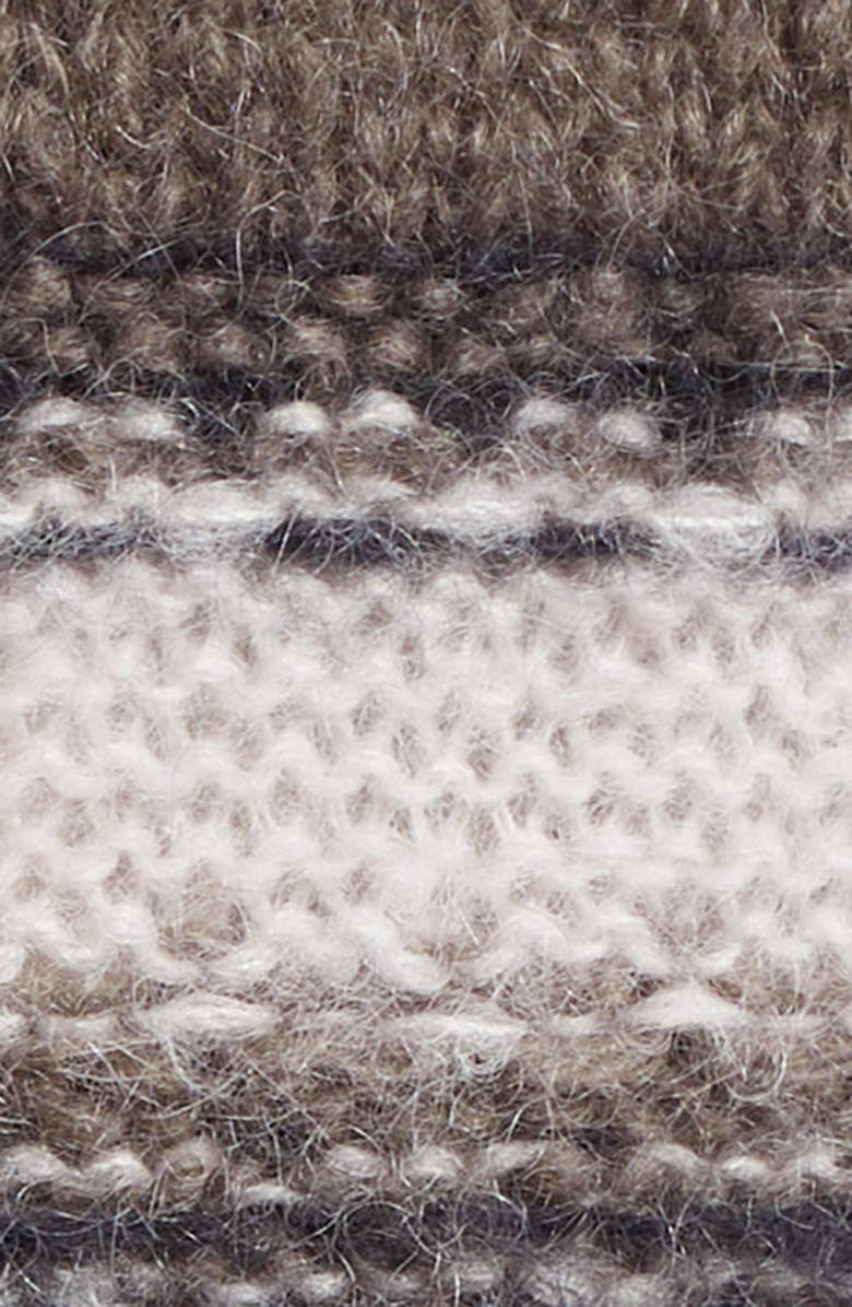 OUR LEGACY Pleaser Stripe Mohair & Wool Sweater Tank, Alternate, color, Blur Fair Isle