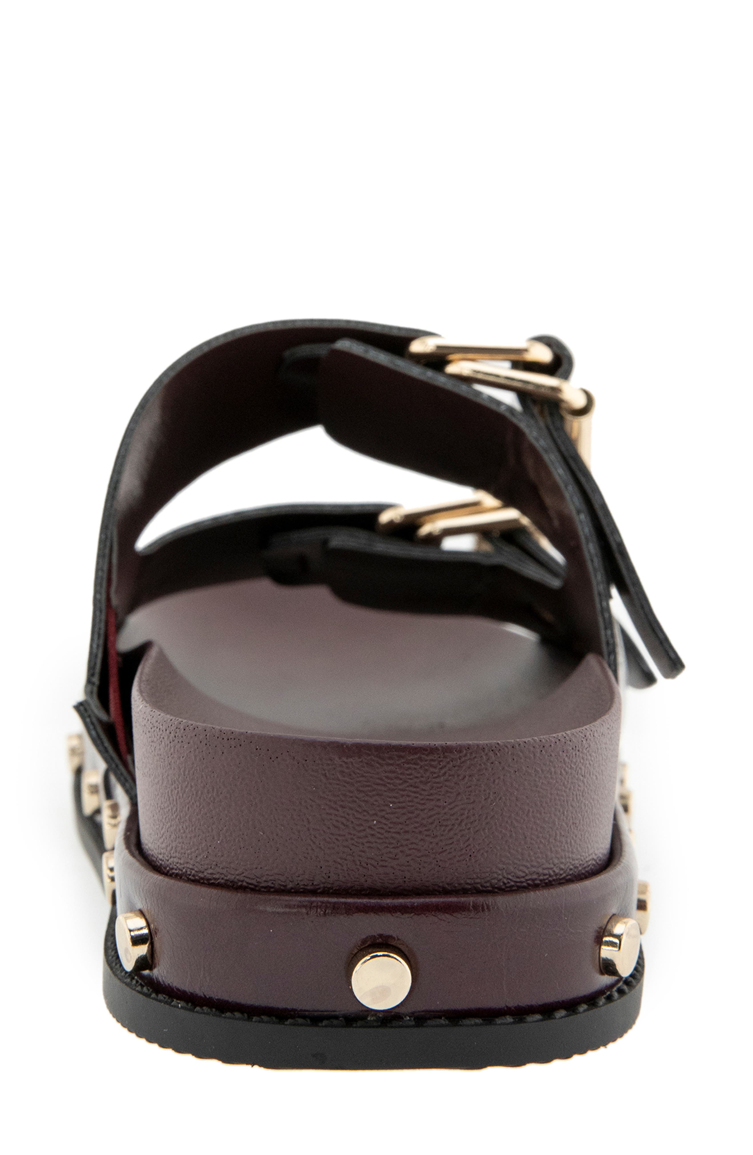 BCBGeneration Bamba Slide Sandal, Alternate, color, Dark Cherry