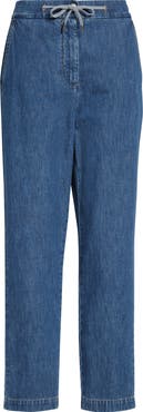 Eleventy Drawstring Waist Ankle Jeans