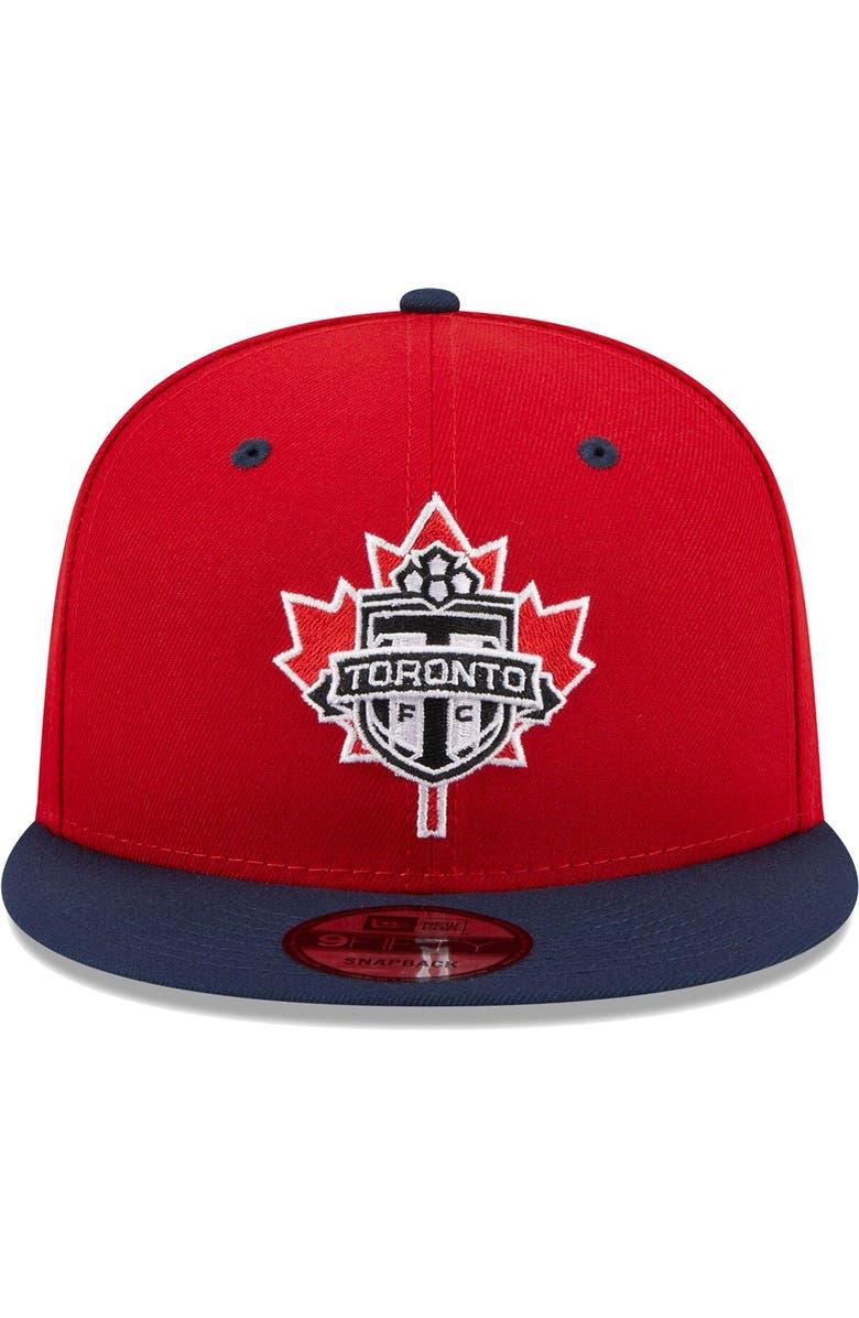 New Era Men's New Era Red Toronto FC Canada Day 9FIFTY Snapback Hat, Alternate, color, 