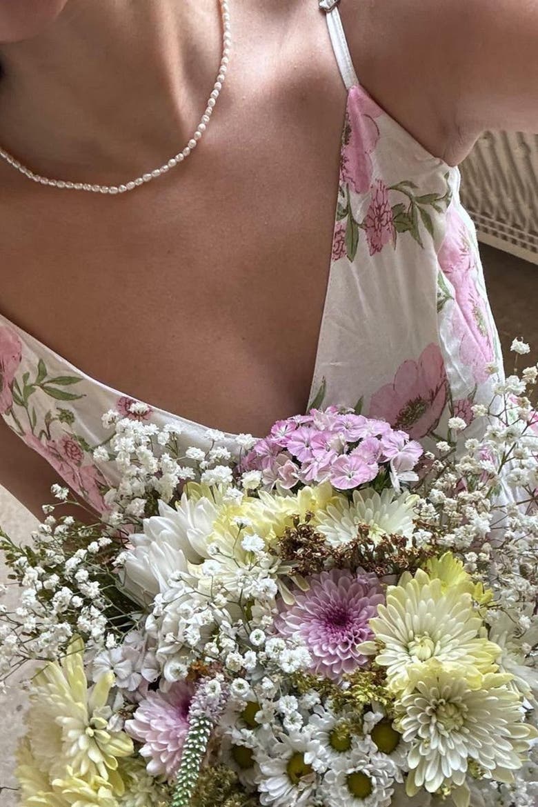 The Maison Pearl Necklace, Alternate, color, Gold