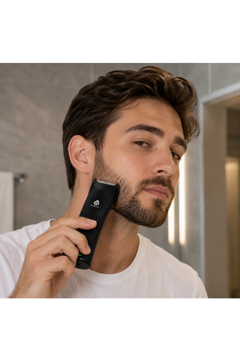 Wireless Body Hair Trimmer & Shaver, Alternate, color, Black