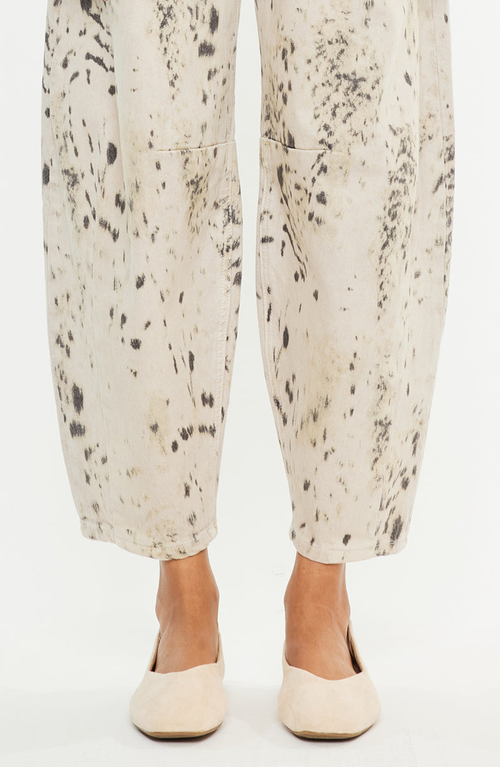 Kancan Xena High Rise Horseshoe Jeans In Neutral