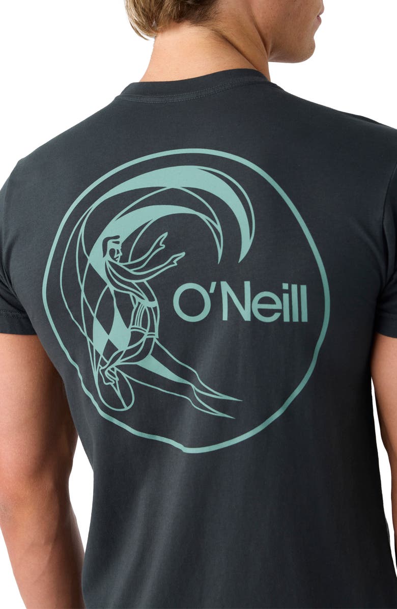O'Neill Circle Surfer Cotton Graphic T-Shirt, Alternate, color, 