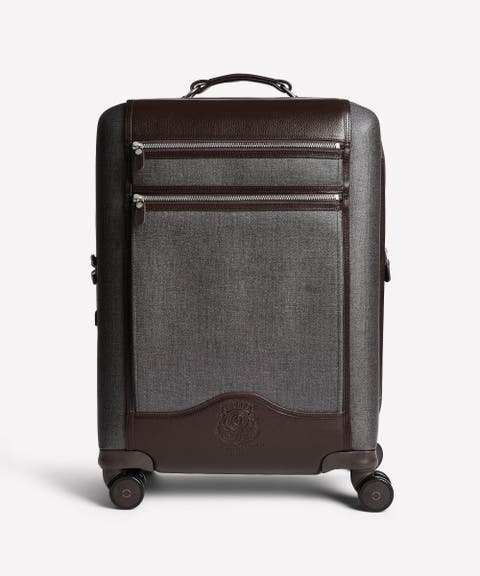 Excursion No. 317 Coated Canvas Four-wheel Cabin Bag