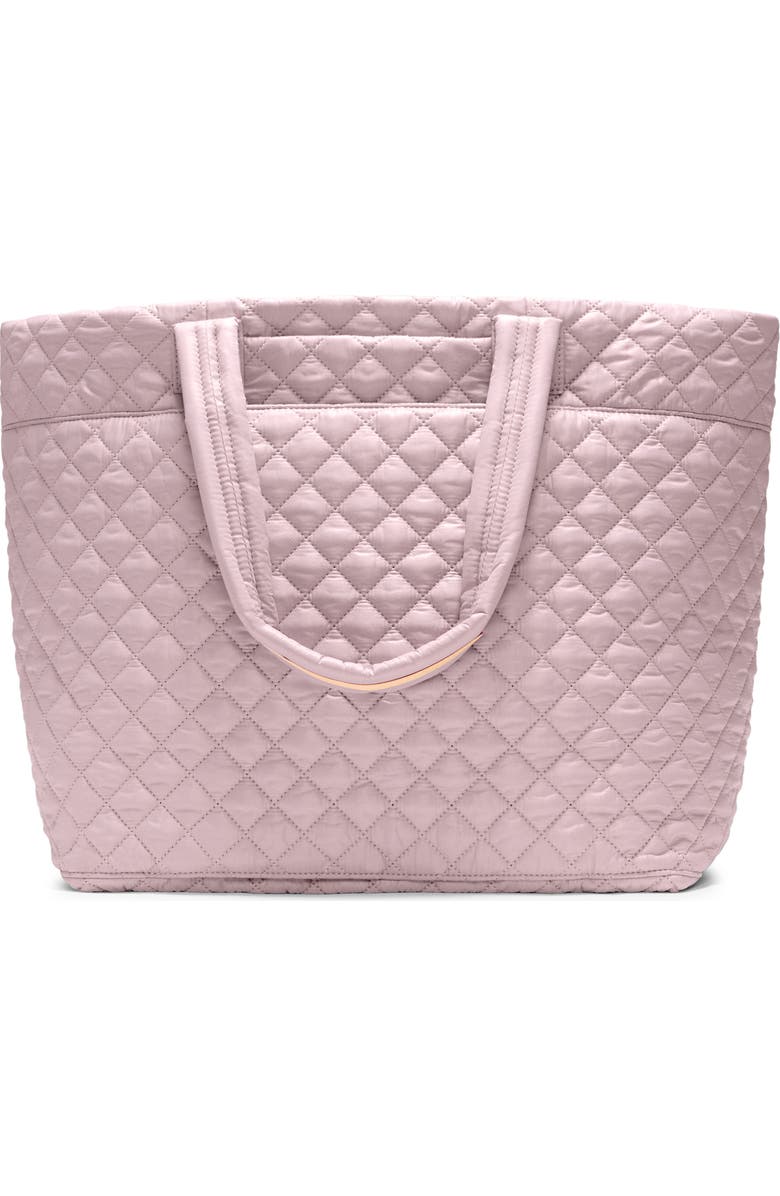 MZ Wallace Large Metro Deluxe II Diamond Quilted Nylon Tote, Alternate, color, Quail