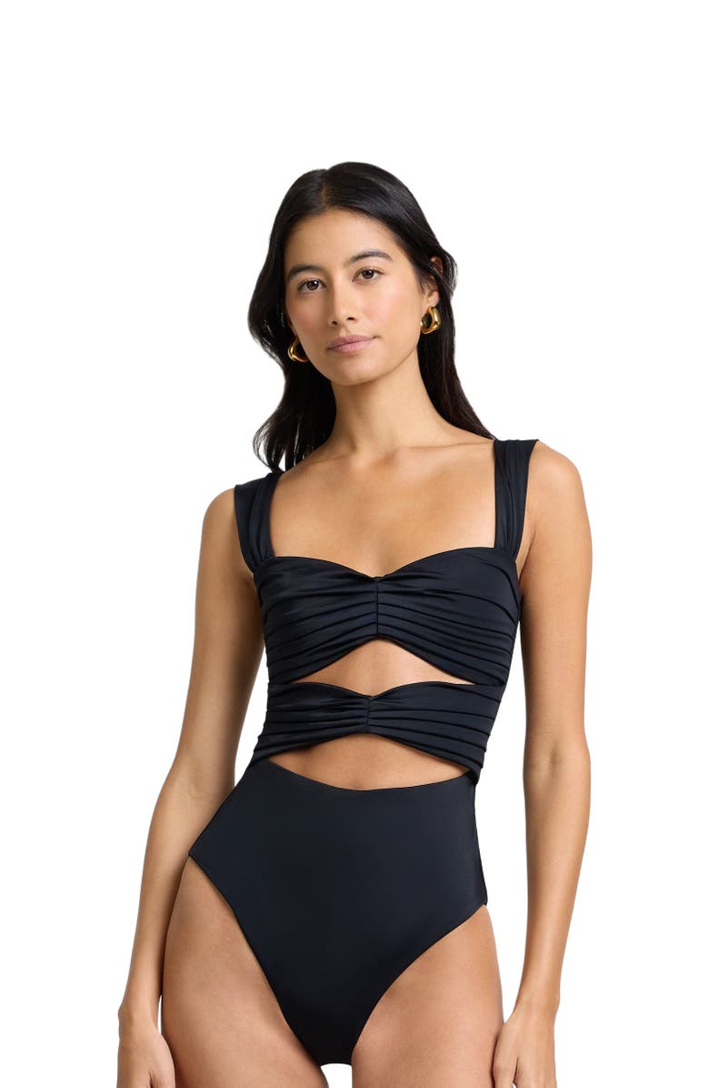 Onia Ariel One Piece, Alternate, color, Black