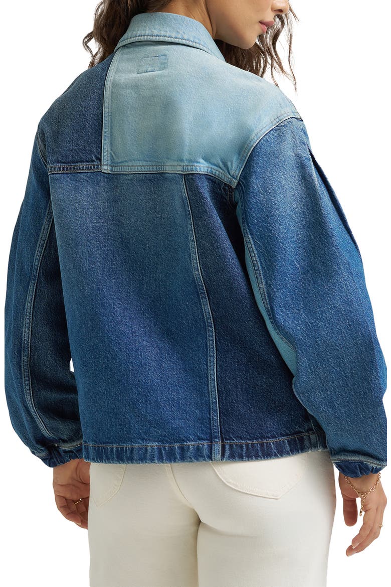 Patched Denim Chore Jacket, Alternate, color, STORMING OUT