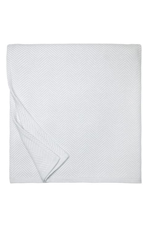 Camilo Herringbone Cotton Blanket