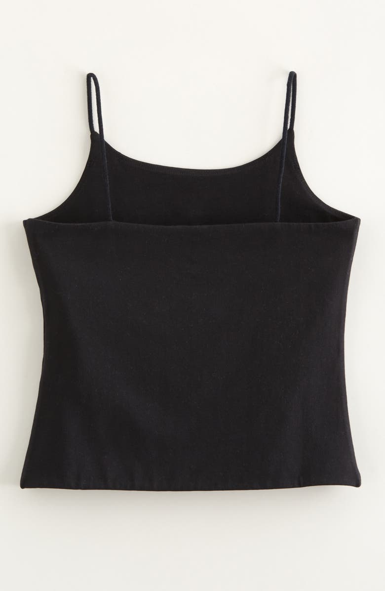 Nordstrom Kids' Core Cotton Camisole, Alternate, color, Black