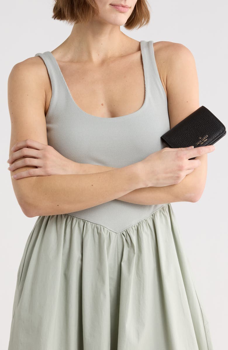 Kate Spade New York lena small bifold wallet, Alternate, color, Black