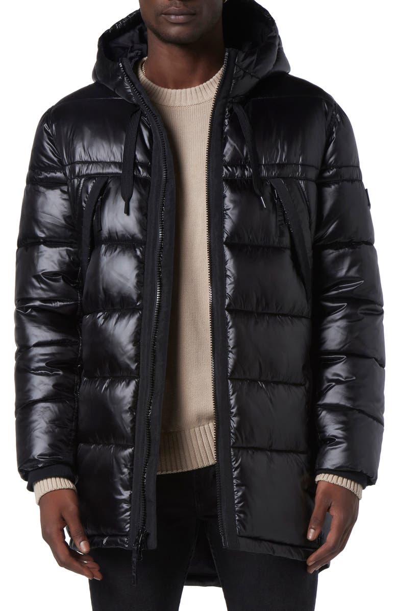 Andrew Marc Barreto Long Puffer Coat, Main, color,
