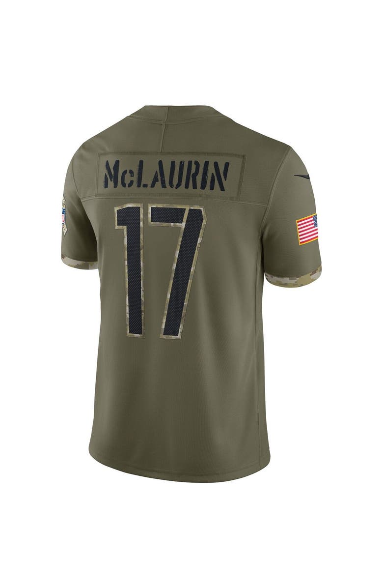 Nike Men's Nike Terry McLaurin Olive Washington Commanders 2022 Salute To Service Limited Jersey, Alternate, color,