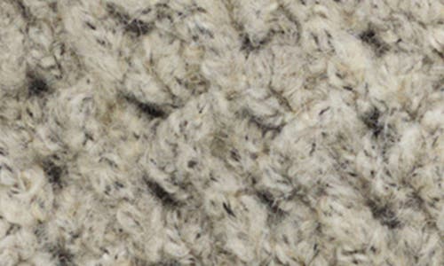 Shop Mango Open Stitch Polo Sweater In Sand
