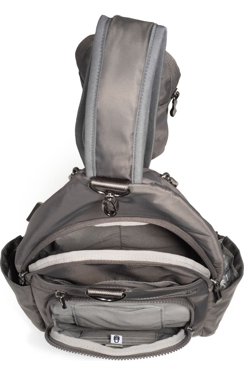 BAGGALLINI Central Park Large Sling, Alternate, color, Smoke Twill