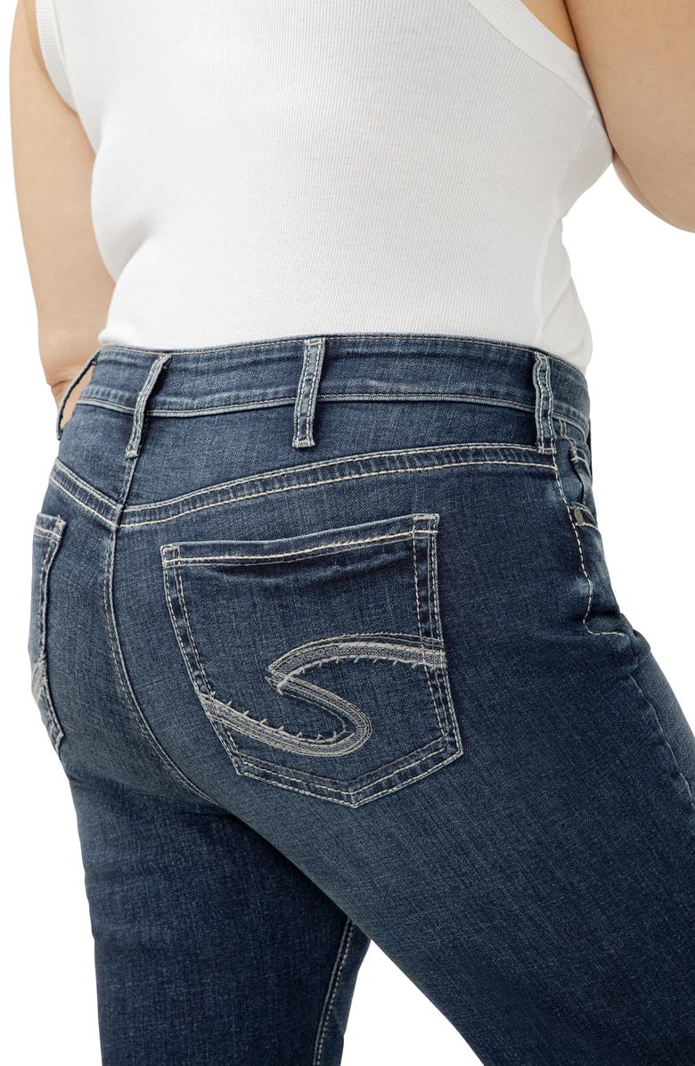 Silver Jeans Co. Suki Curvy Mid Rise Bootcut Jeans, Alternate, color, Sutton