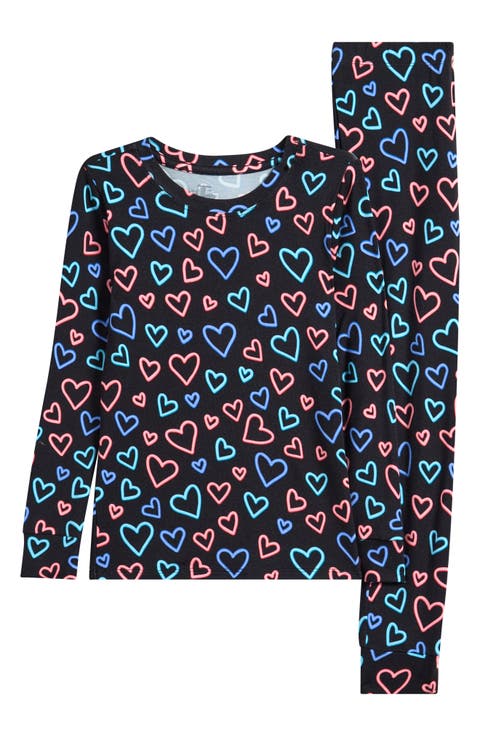Kids' Print Fitted Two-Piece Pajamas (Little Kid & Big Kid)