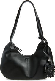 Ganni Medium Bou Leather Hobo Bag