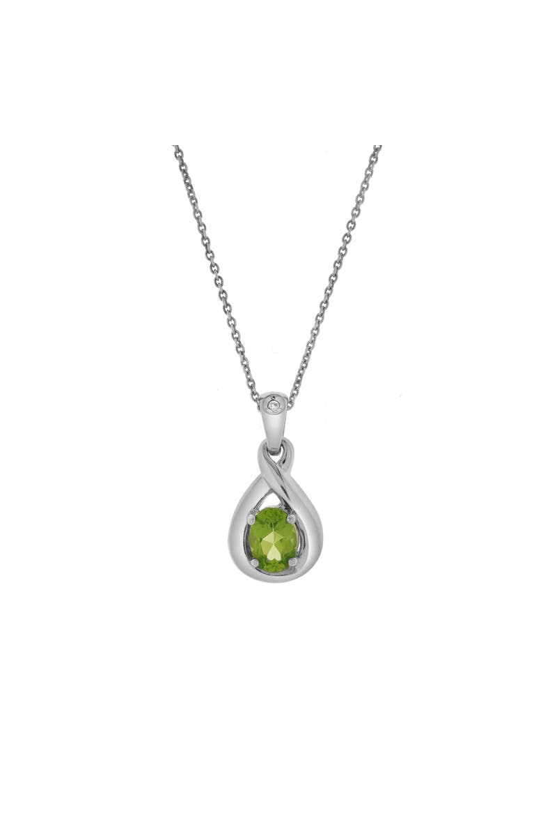 LuvMyJewelry Liorael Sterling Silver 0.03 Ct Diamond Teardrop Pendant, Main, color, 925 Sterling Silver