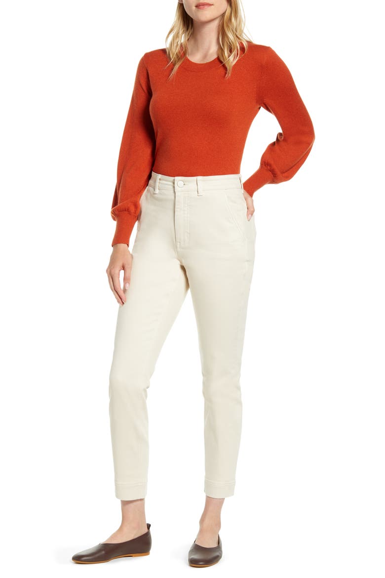The Cashmere Lantern Sweater, Alternate, color, ROOIBOS TEA