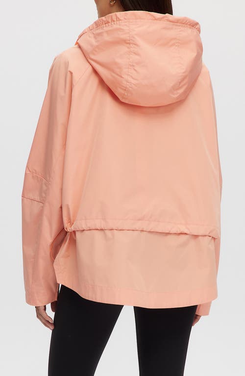 Noize Celina Windbreaker Jacket In Coral