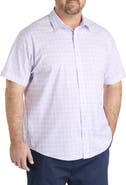 Synrgy by DXL Big & Tall Quatrefoil Pattern Sport Shirt