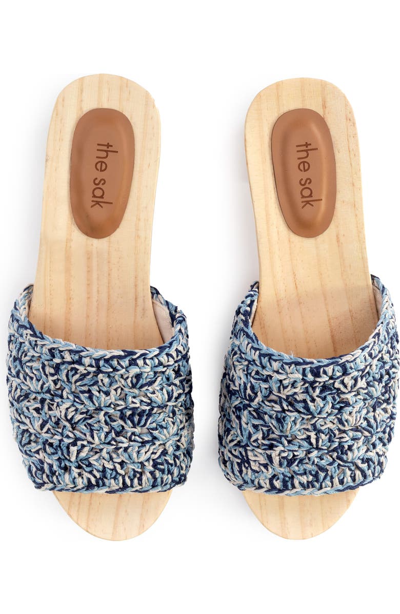 The Sak Ella Clog Sandal, Alternate, color, Blue Static Shell