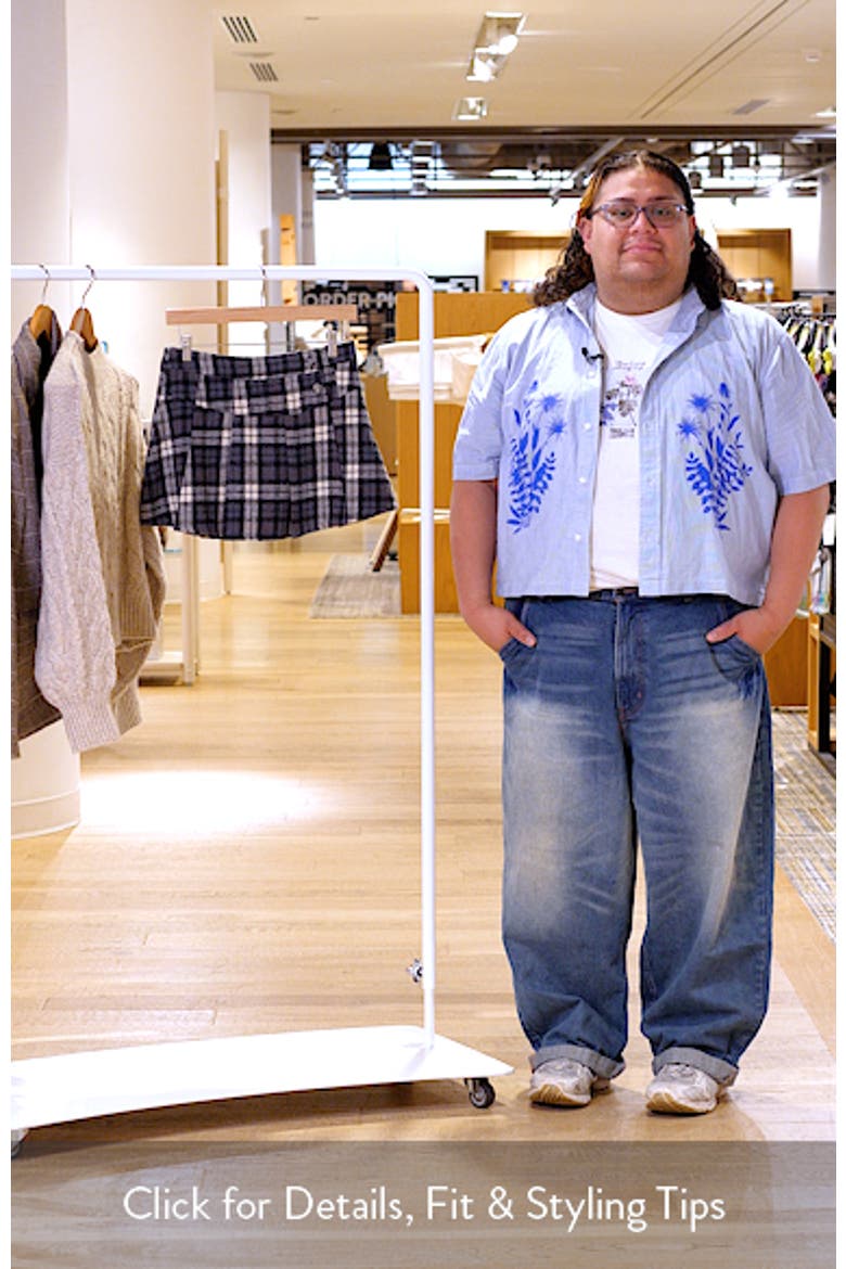 Veda Pleated Plaid Miniskirt video