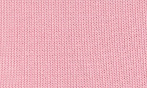 Acne Studios Kolos Face Patch Cotton Crewneck Sweater In Cameo Pink Drm