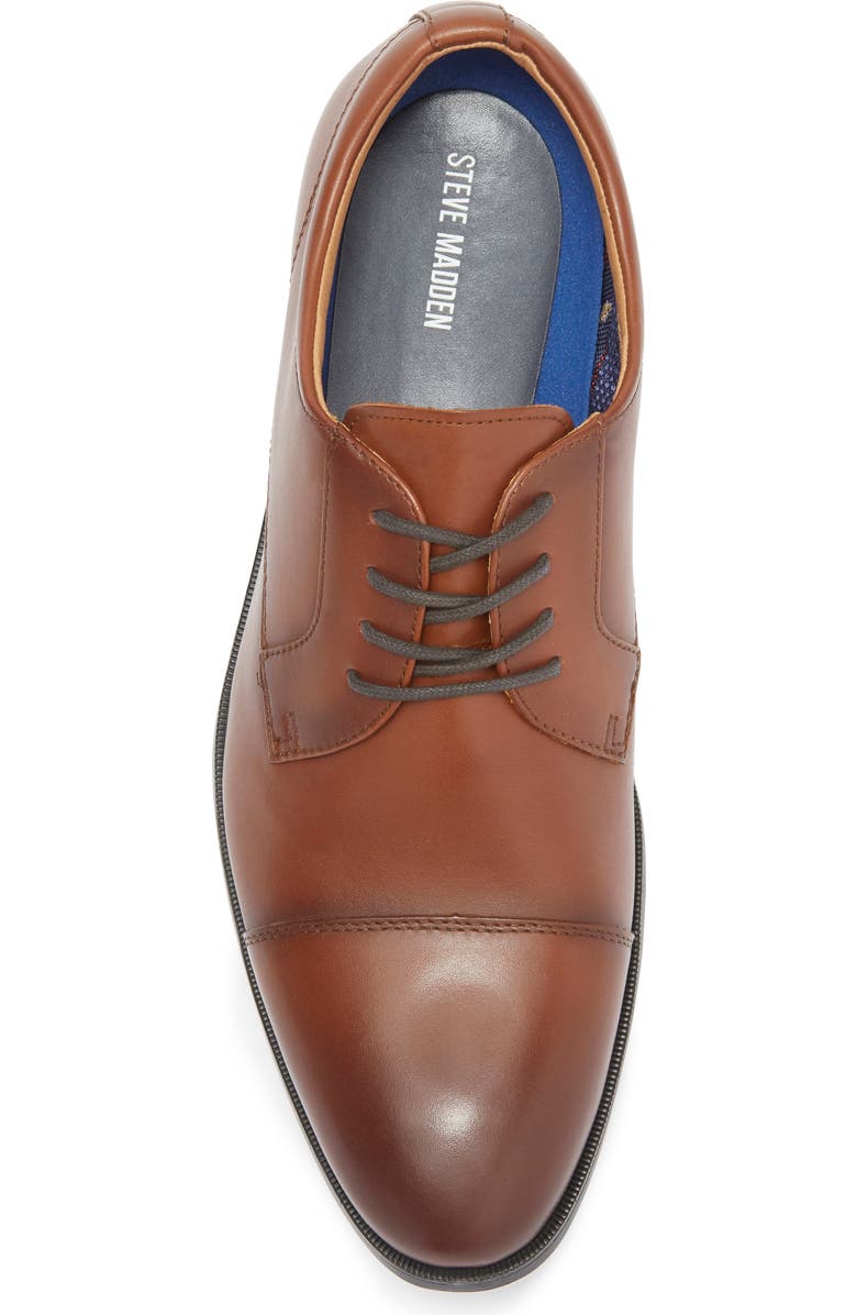 Steve Madden Islin Cap Toe Derby, Alternate, color, Cognac