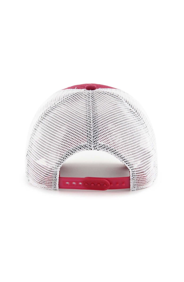 '47 Men's '47 Cardinal/White Arizona Cardinals Highline Clean Up Trucker Snapback Hat, Alternate, color, Cardinal