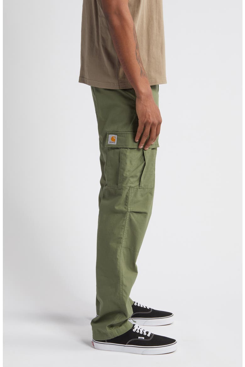 Aviation Ripstop Cotton Cargo Pants, Alternate, color, DOLLAR GREEN RINSED