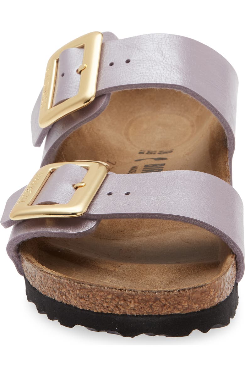 Birkenstock Sydney Luxe Buckle Slide Sandal, Alternate, color, Orchid