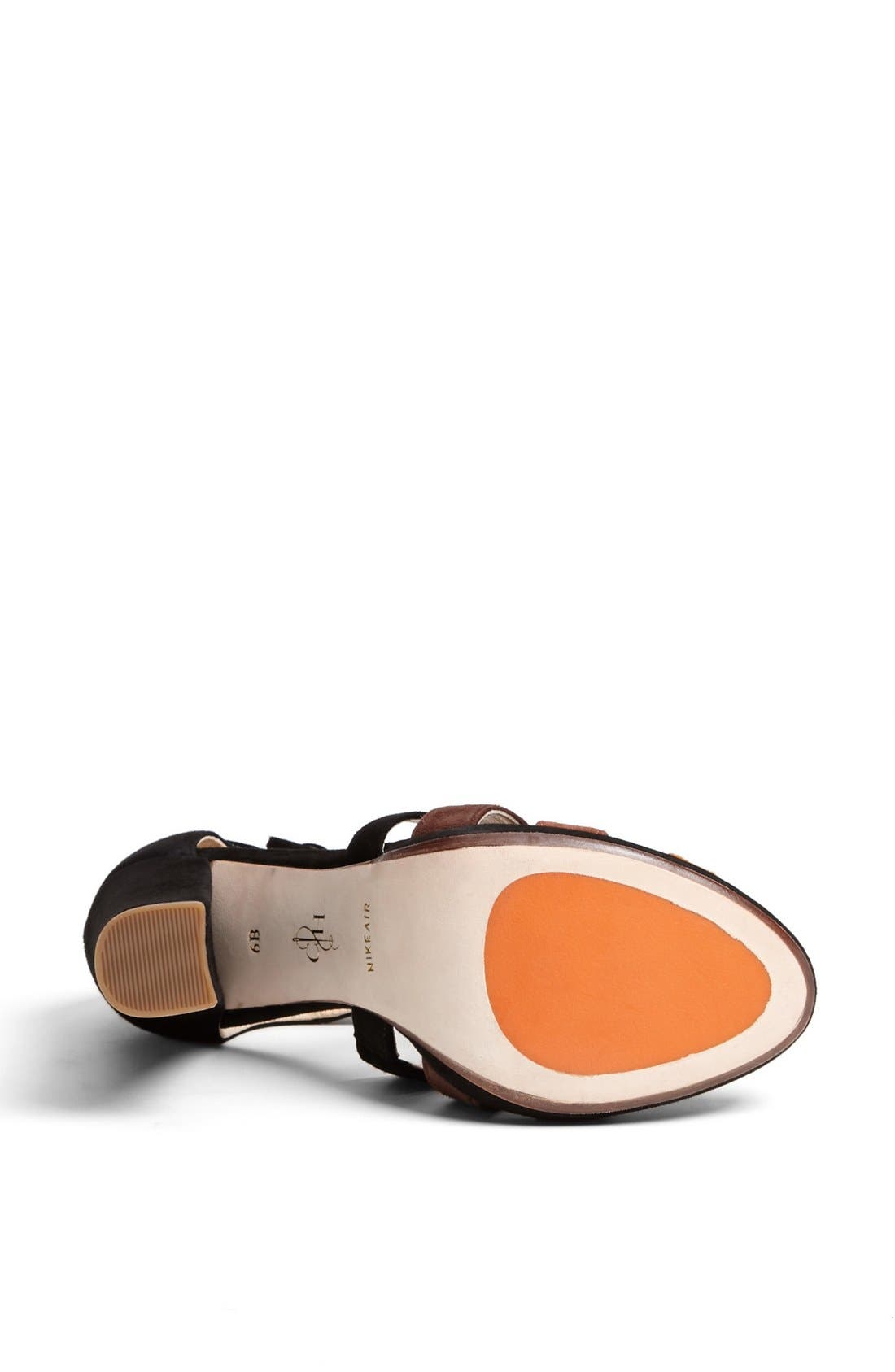 'Chelsea' Sandal, Alternate, color, BLACK MULTI SUEDE
