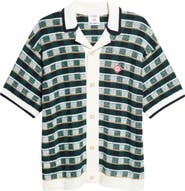 Casablanca Mosaic Check Cotton Jacquard Sweater
