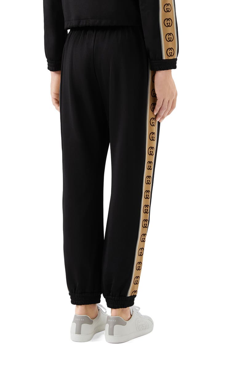 Gucci Loose Technical Jersey Jogging Pants, Alternate, color, 