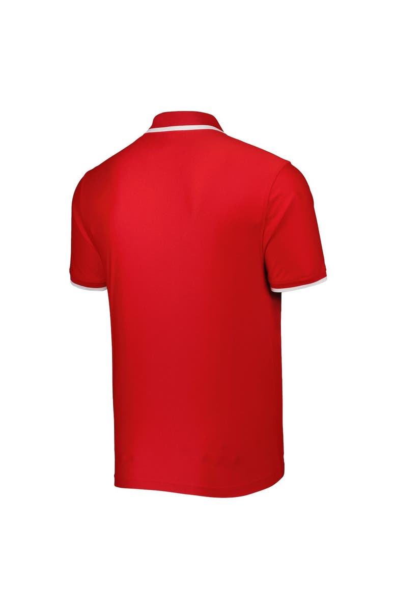 Under Armour Men's Under Armour Red FedEx St. Jude Championship Playoff 2.0 Performance Pique Polo, Alternate, color,