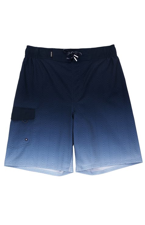 Quick-Dry Swim Trunks with Elastic Waist (Liner-Free)