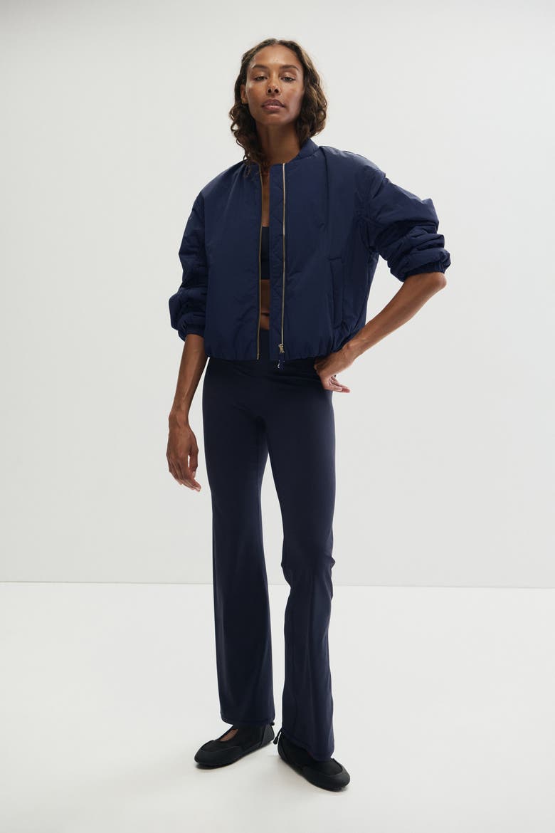 Padded Bomber Jacket With Stormmove, Main, color, Navy blue