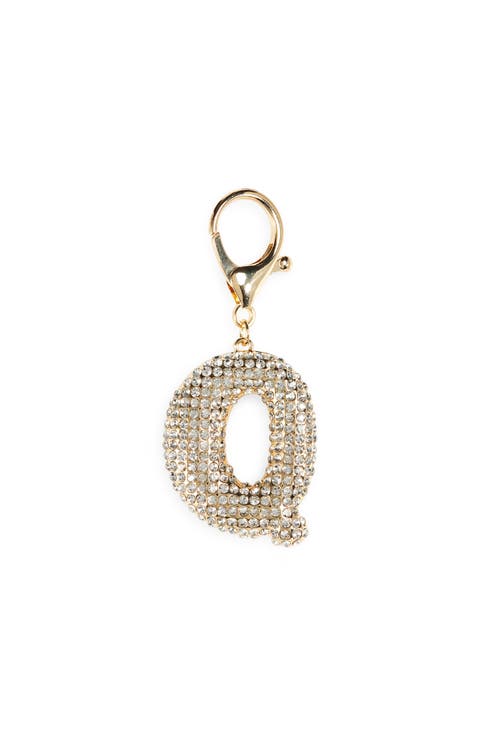 Pavé Initial Bag Charm