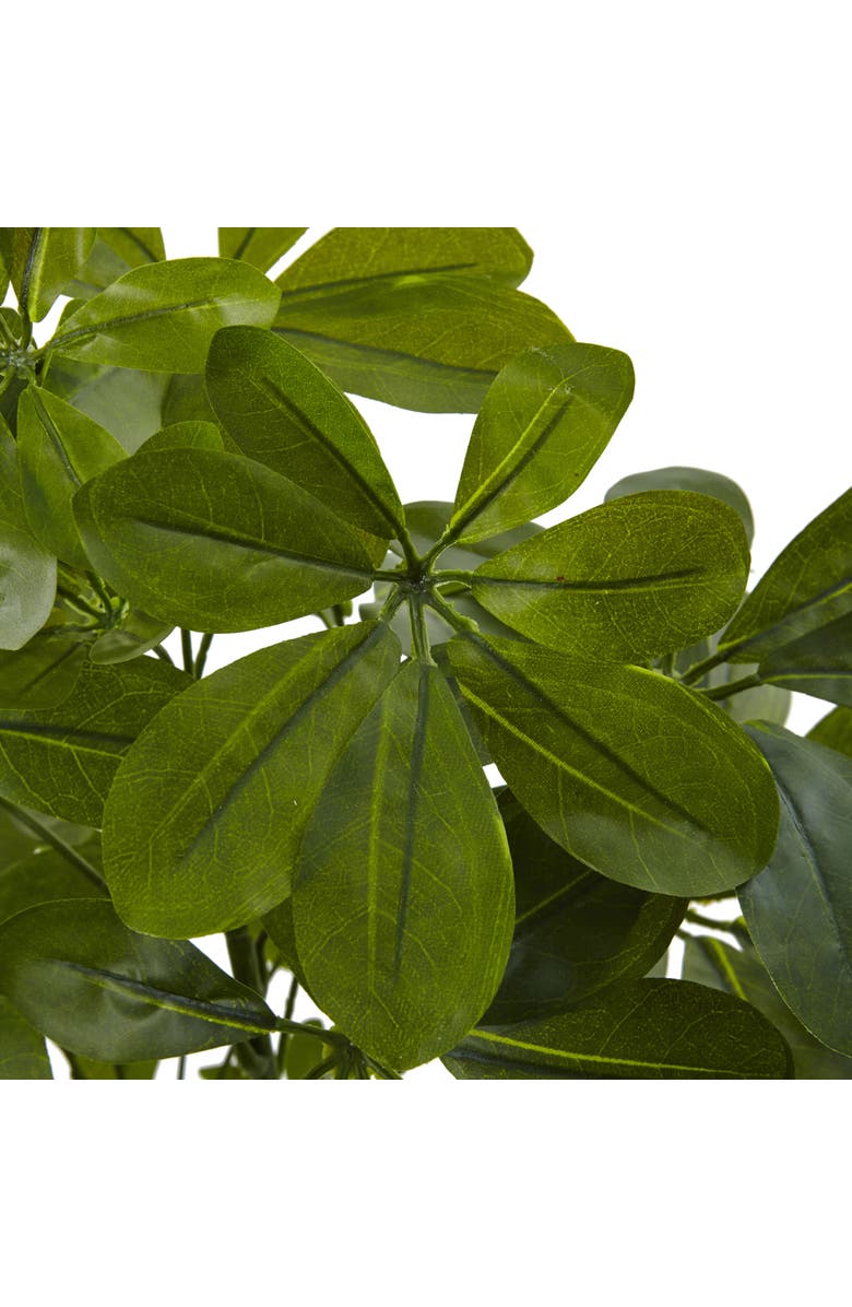 NEARLY NATURAL 32-ft-ft Green Baby Schefflera Artificial Plant, Alternate, color, Green